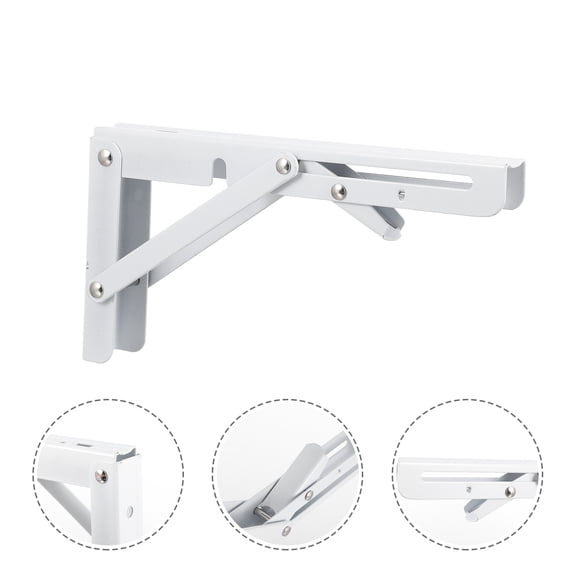 BESTYASH 2PCS Scaffold Board Shelf Bracket Iron Fixed Support Wall Mounted DIY Enthusiasts