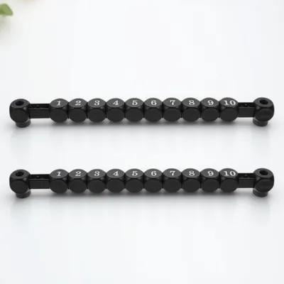 BESTYASH 2-Pack Foosball Table Scoreboard for Players, Durable Black Plastic, Easy to Use and Install