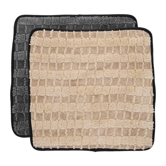 BESTYASH 2Pcs Absorbent Car Wash Towels Gentle Drying Cloths for Car Polishing and Cleaning