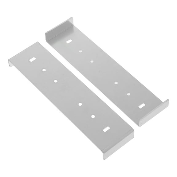 BESTYASH 2Pcs Aluminum Mailbox Surface Mount Base Plate Mailbox Fixation For Commercial Use