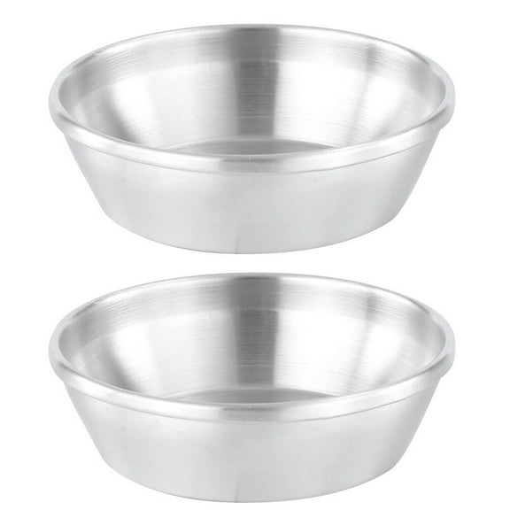 BESTYASH 2Pcs Appetizer Plates Flat Bottom Easy to Clean for Travel