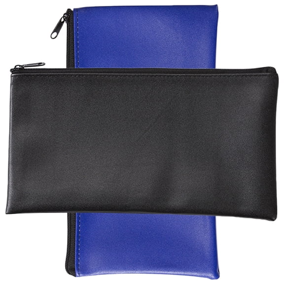 BESTYASH 2Pcs Portable Document Pouches with Zipper Assorted Color Waterproof Wear Resistant File Storage Bags