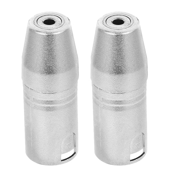 BESTYASH 2Pcs Audio Coupler Connector Zinc Alloy For Musicians And Content Creators Practical Design