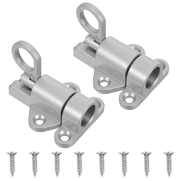 BESTYASH 2Pcs Automatic Spring Loaded Pin Latch with Fast Rebound for Wood Cabinet and Door Security