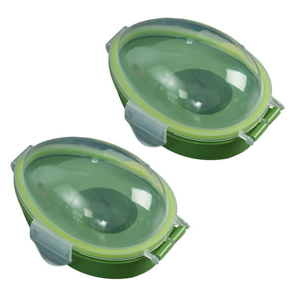 BESTYASH 2Pcs Avocado Container Household Saver Transparent Kitchen Accessory for Fresh Storage