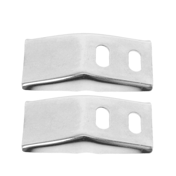 BESTYASH 2Pcs Bathroom Urinal Universal Brackets Metal Hooks Silver Finish with Easy Installation Fixing Bolts