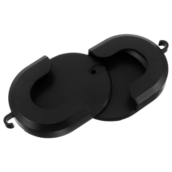 BESTYASH Adhesive Camera Holder Black Plastic, Rental Friendly No Drill 2Pcs