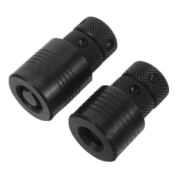 BESTYASH 2Pcs Black Universal Jack Pads Heavy Duty Adjustable Screw Jack Supports 3 Ton Load Capacity