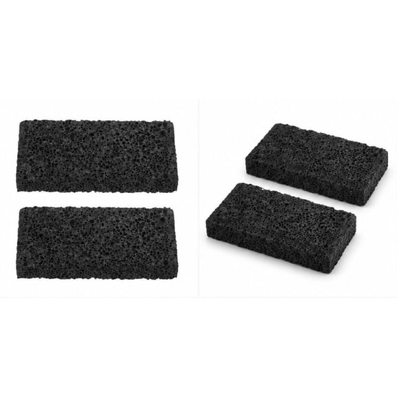 BESTYASH 2Pcs Black Volcanic Stone Passive Oil Diffuser for Meditation and Home Use Porous Stone