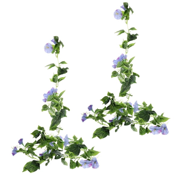 BESTYASH 2-Pack Artificial Flower Vine Garland, Faux Floral Decoration for Home, Wedding, Party, and Indoor Outdoor Use