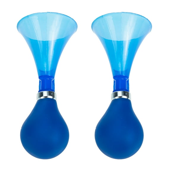 BESTYASH 2Pcs Blue Bike Horn Bell with Crisp Sound Durable for Outdoor Bicycle Safety