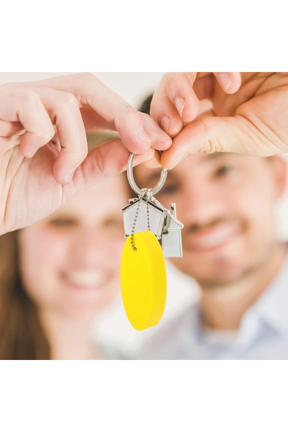 2Pcs Boat Key Floating Keychain Innovative Floating Key Holder Made of PU and Zinc Alloy