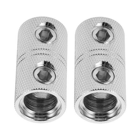 BESTYASH 2Pcs Brass Splice Connector for Audio Wire Car Use Plated Silver Durable Crimp Terminal