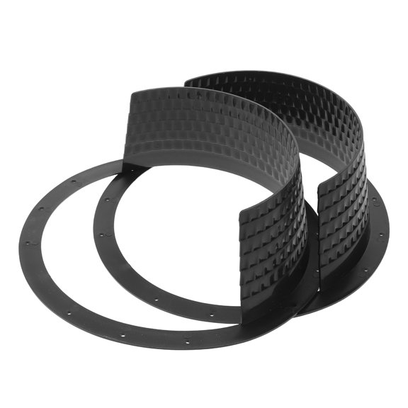 BESTYASH 2Pcs Car Door Speaker Protector Black Weatherproof Cover for 8 Inch Automotive Speakers