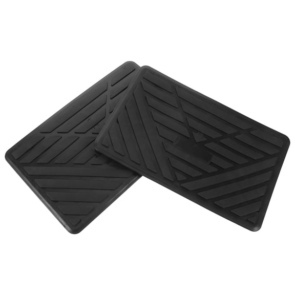 BESTYASH 2-Pack Black Automotive Carpet Repair Patch with Raised Edge for Car Floor Mat