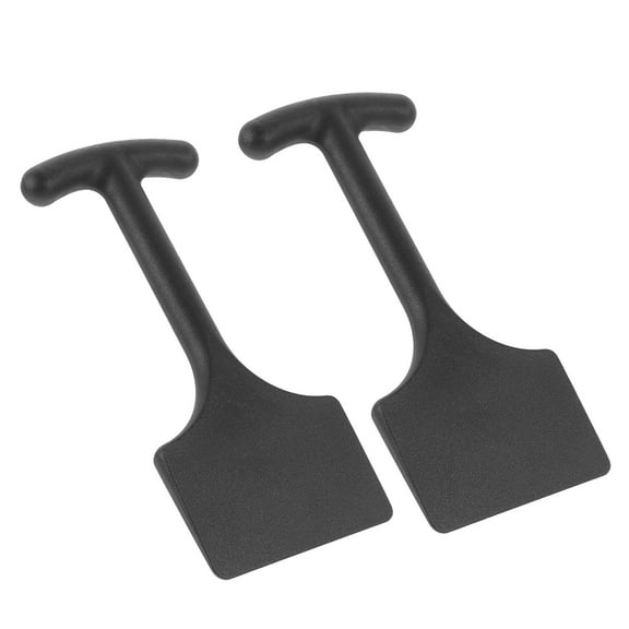 BESTYASH 2Pcs Black Plastic Carpet Tucking Shovel Handheld Tool for Carpet Installation