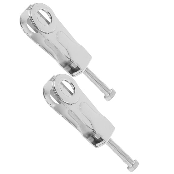 BESTYASH 2Pcs Chain Tightener Iron Silver for Motorcycle Chain Tensioning