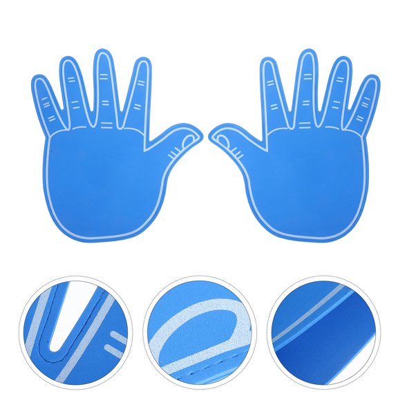 BESTYASH 2Pcs Cheerleading Plastic Hands EVA Props For Sports Themed Parties And Celebrations