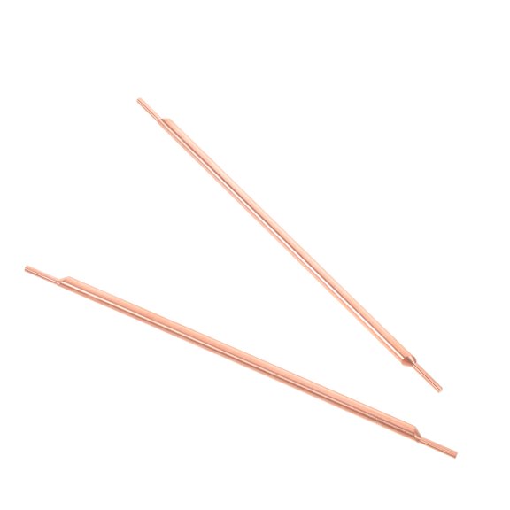 BESTYASH 2Pcs Compact Spot Welder Tips Dark Brown for Precise Welding and Stable Current Distribution