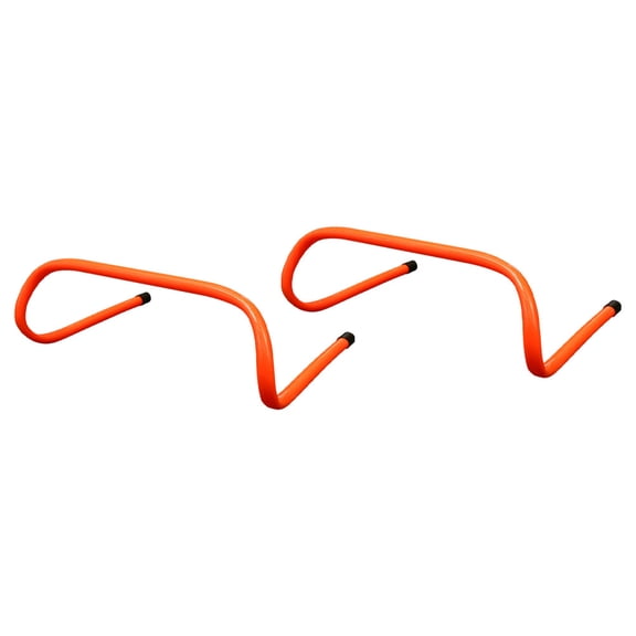 BESTYASH 2Pcs Convenient Red Plastic Training Hurdles for Agility Speed and Coordination Exercises