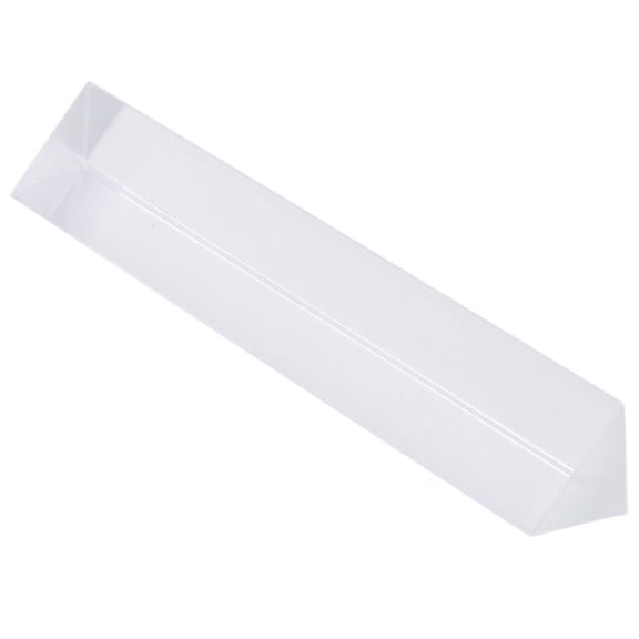 BESTYASH 2Pcs Portable Crystal Triangular Prism for Photography and Science Use