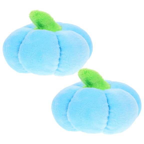 BESTYASH 2Pcs Dog Chewing Sound Toy Plush Blue Squeaky Sound Teeth Cleaning for Playtime