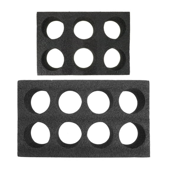 BESTYASH 2Pcs Drinks Crate Holder Black for Summer Day Beverage Needs