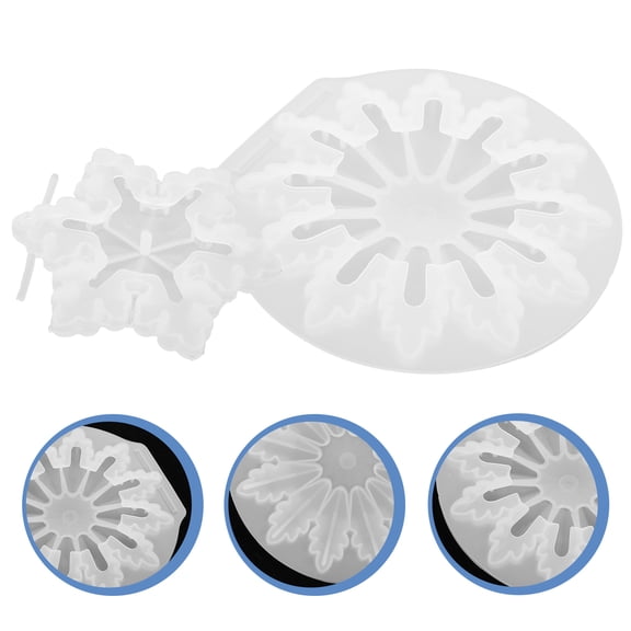 BESTYASH 2-Pack White Silicone Mold for Crafting with Smooth