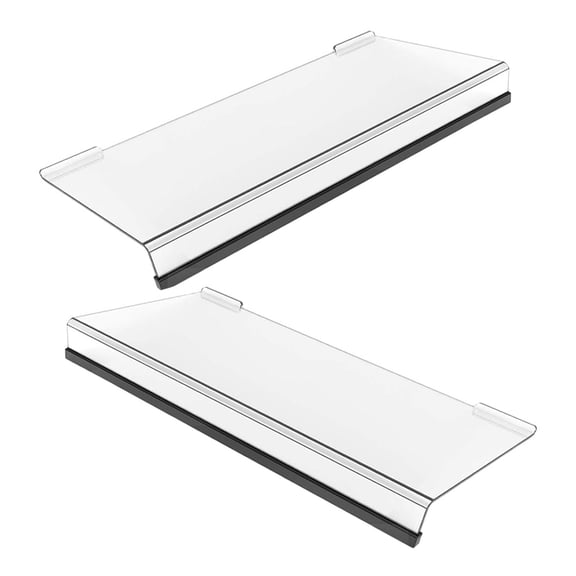 BESTYASH 2Pcs Ergonomic Keyboard Stand Riser Holder Acrylic White For Adults