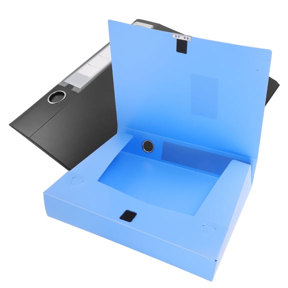 BESTYASH 2Pcs File Folder Organizer Plastic PP Material Desktop File Box for Home and Office Use