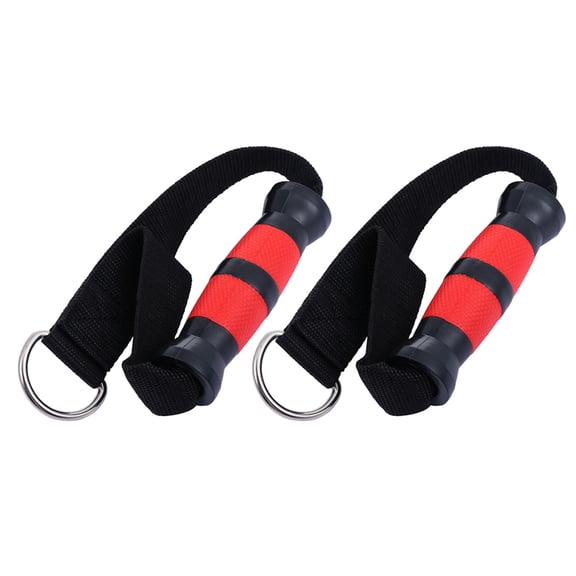 BESTYASH 2Pcs Fitness Grip Workout Handle Strap Lightweight Portable for Resistance Band Training