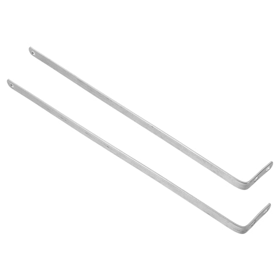 BESTYASH 2Pcs Stainless Steel Mop Stick Replacement for Home Use Durable Plated Silver Flat Pull Rod