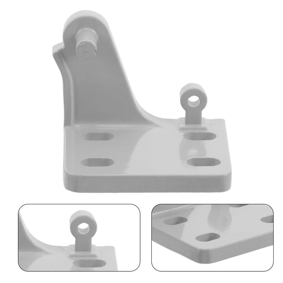 BESTYASH 2-Pack Grey Metal Refrigerator Freezer Door Hinge Replacement for Appliance Repair and Maintenance