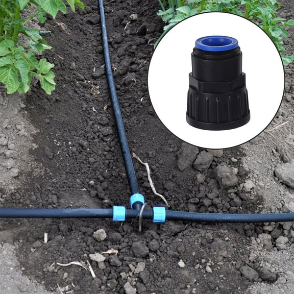 BESTYASH 2Pcs Plastic Garden Hose Coupler Quick Connect Adapter for Irrigation Systems