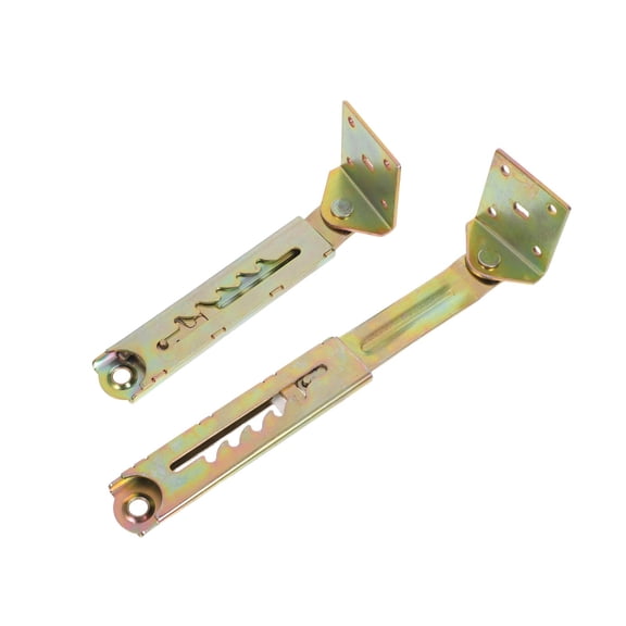 BESTYASH 2Pcs Golden Adjustable Desk Hardware Mechanism for Massage Table and Beauty Bed Lift