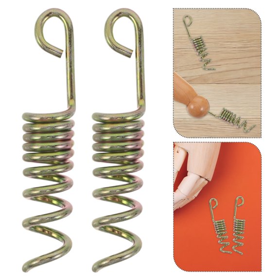 BESTYASH 2Pcs Golden Hanging Wrist Hooks for Mannequin Arm Replacement with Adjustable Spring Hook Connector