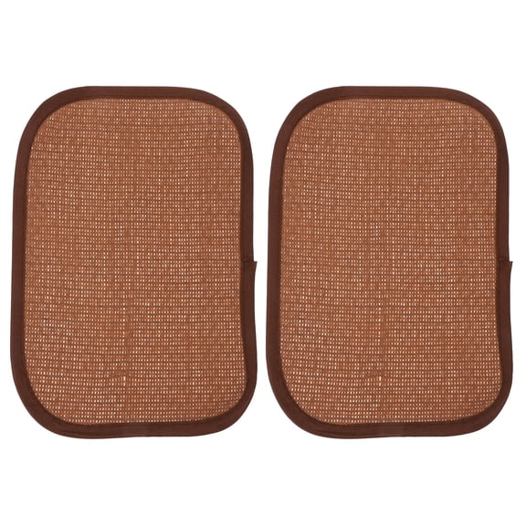 BESTYASH 2Pcs Grass Woven Mat Rabbit Bed with Soft Mat for Small Animals Handwoven