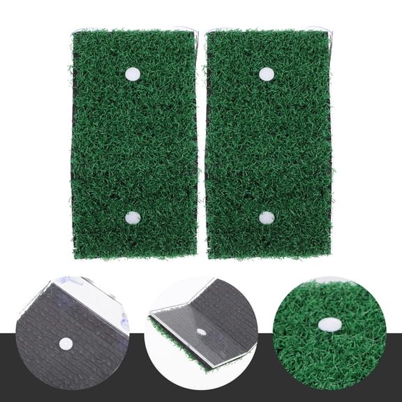 BESTYASH 2Pcs Green Artificial Plastic Lawn Turtle Terraces for Fish Tank Decoration and Basking