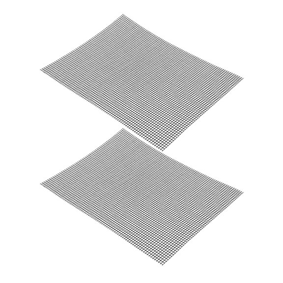 BESTYASH 2Pcs Mesh Grill Pads Non Stick Outdoor Bbq Food Mats for Grill and Oven Cooking