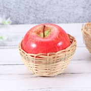 BESTYASH 2Pcs Handmade Bamboo Bird Nest with Hook Durable Khaki Parrot Nest for Hanging