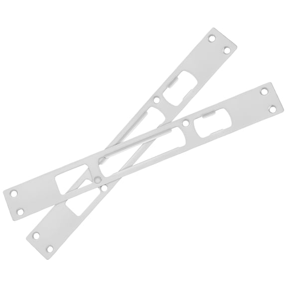 BESTYASH 2-Pack Heavy Duty Stainless Steel Door Striker Plate Reinforcement Lock for Secure Wooden Doors