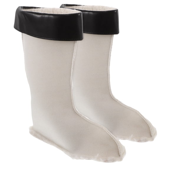BESTYASH 2Pcs Hiking and Rain Boot Liners Soft Plush Socks for Long Wear and Foot Protection