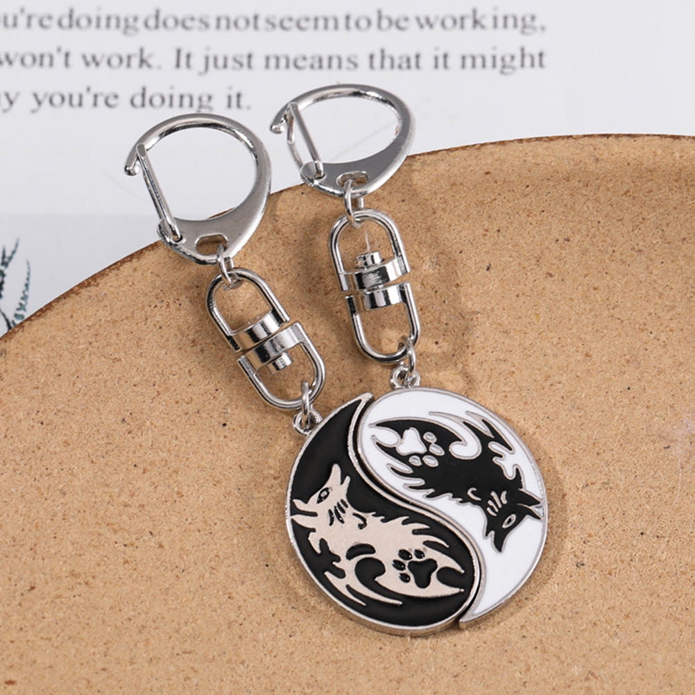 BESTYASH 2Pcs Key Chain Vintage Zinc Alloy Backpack Attachments Daily ...