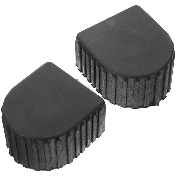 BESTYASH 2Pcs Black Plastic Ladder End Caps for Aluminum Telescopic Ladder Safety and Stability