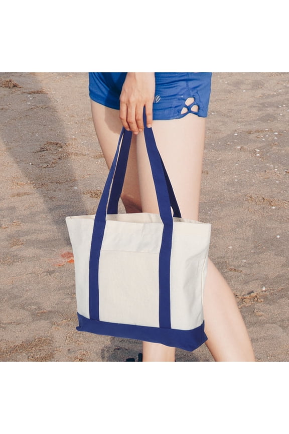 2-Pack Lightweight Canvas Tote Bags with Pocket, Foldable, Washable Reusable Shopping and Utility Bags for Everyday Use