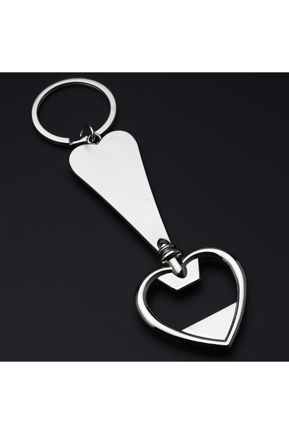 2pcs Novelty Bottle Opener Zinc Alloy Arrow Shape Keychain for Home Use and Travel Use