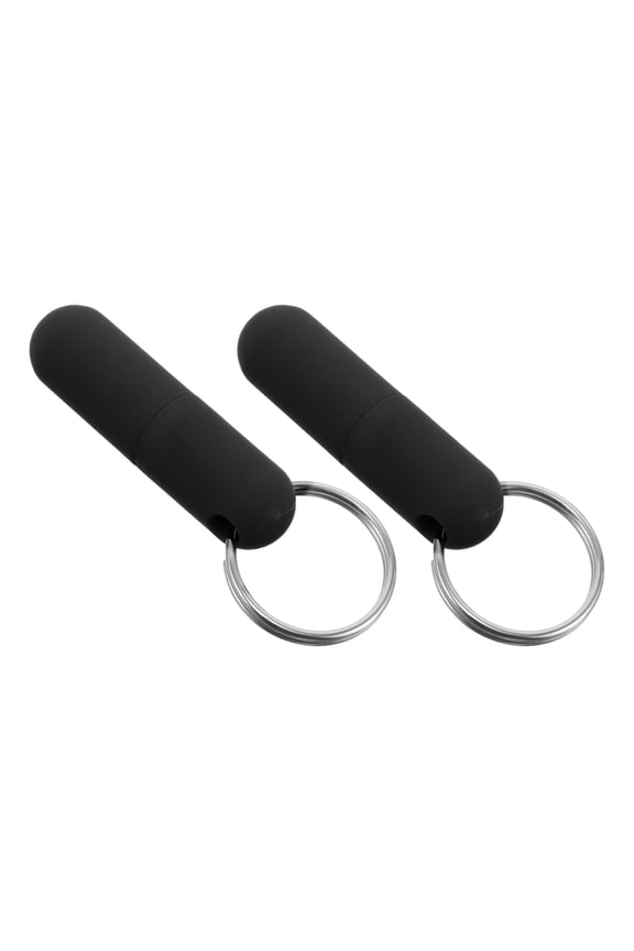 2-Pack Metal Cigar Punch Cutter Keychain, Portable Small Hole Puncher for Home and Travel Use