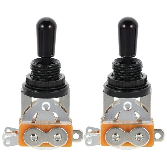 BESTYASH 2Pcs Metal Guitar Toggle Switch Replacement Part for Style Electric Guitar Use
