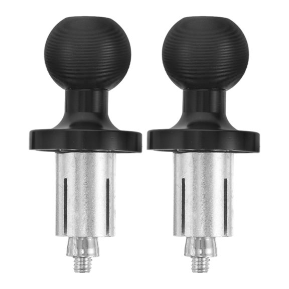 BESTYASH 2Pcs Metal Motorcycle Phone Mount Handlebar Ball Bracket Support for Secure Navigation