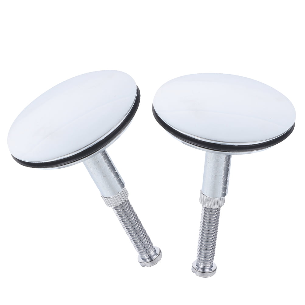 BESTYASH 2-Pack Metal Bathtub Drain Stoppers with Rotating Mechanism ...